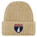 New Hampshire Interstate Patch Chunky Knit Winter Hat - Chowdaheadz