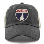 New Hampshire Interstate Sign Relaxed Trucker Hat