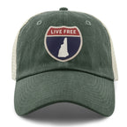 New Hampshire Interstate Sign Relaxed Trucker Hat