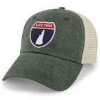 New Hampshire Interstate Sign Relaxed Trucker Hat - Chowdaheadz