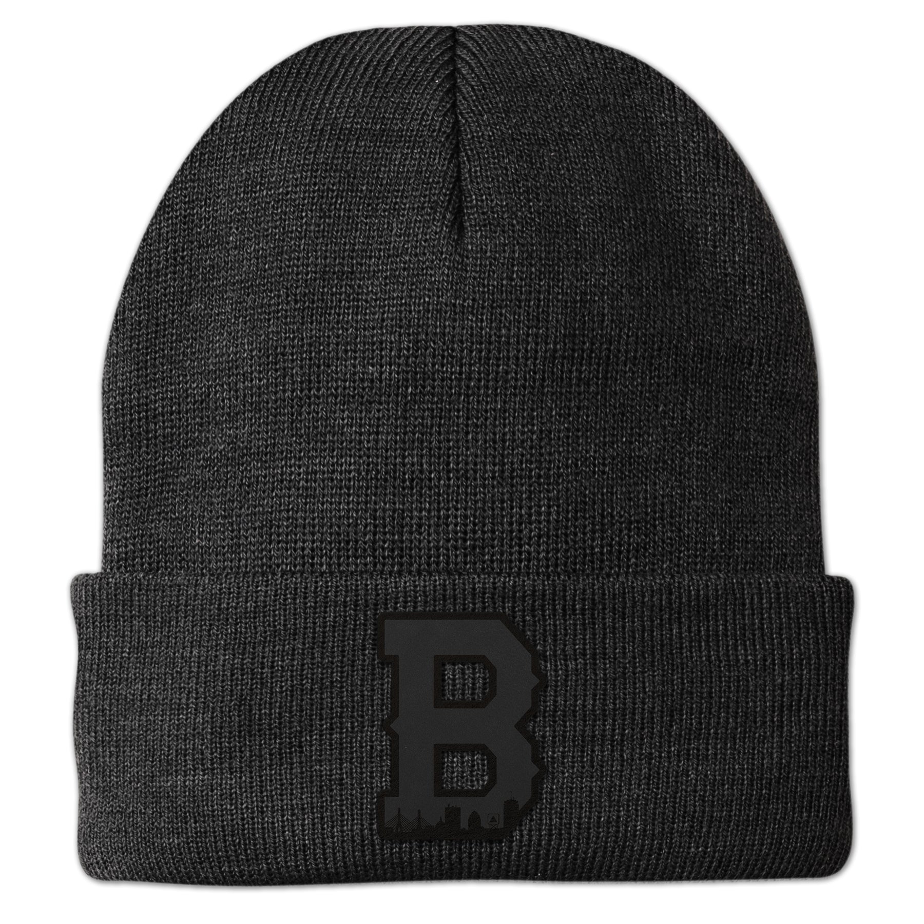 Boston Block B Skyline Blackout Cuff Knit