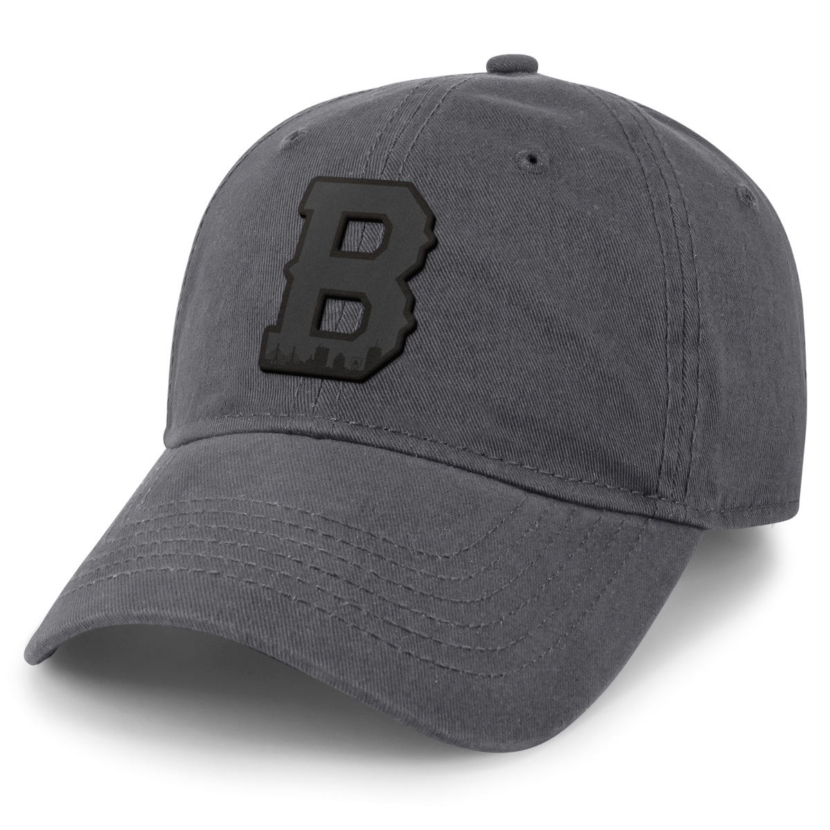 Boston Block B Skyline Blackout Dad Hat