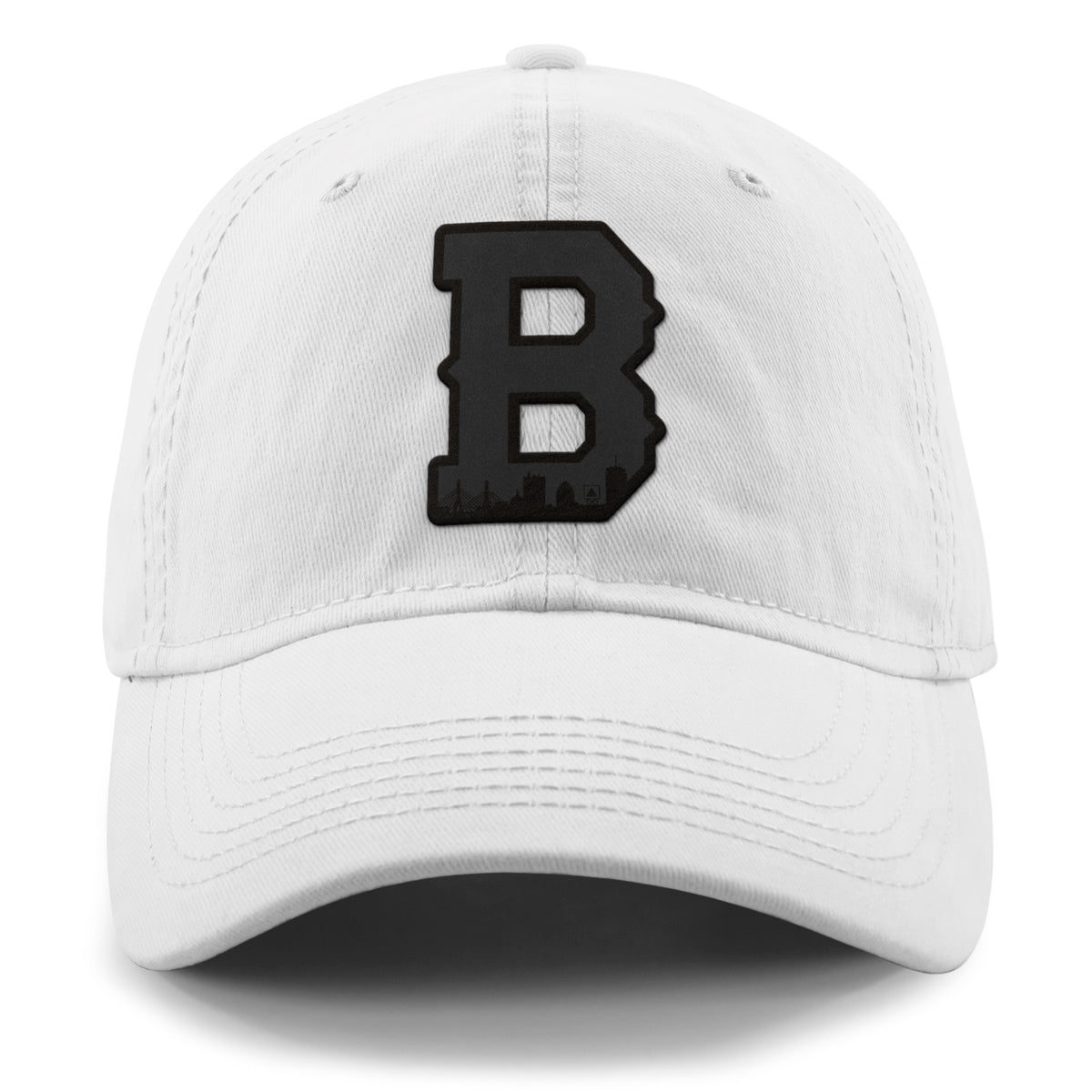 Boston Block B Skyline Blackout Dad Hat - Chowdaheadz