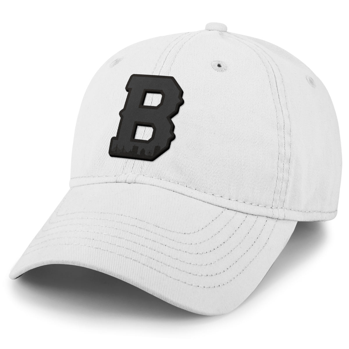 Boston Block B Skyline Blackout Dad Hat