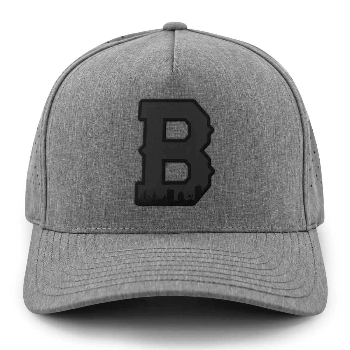Boston Block B Skyline Blackout Performance Hat - Chowdaheadz