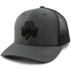 Boston Shamrock Skyline Blackout Classic Snapback Trucker Hat