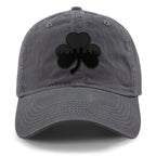 Boston Shamrock Skyline Blackout Dad Hat - Chowdaheadz
