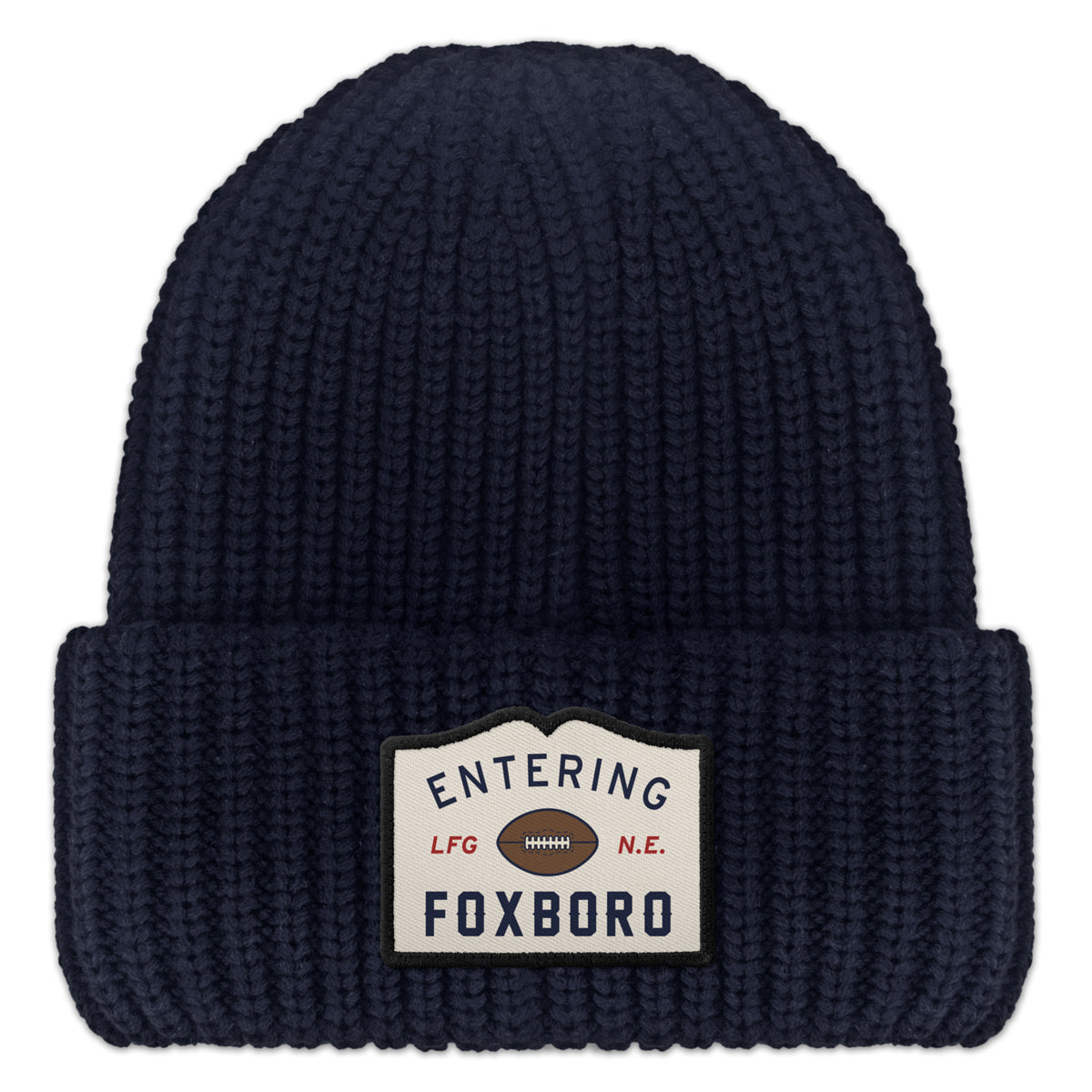 Entering Foxboro Chunky Knit Winter Hat