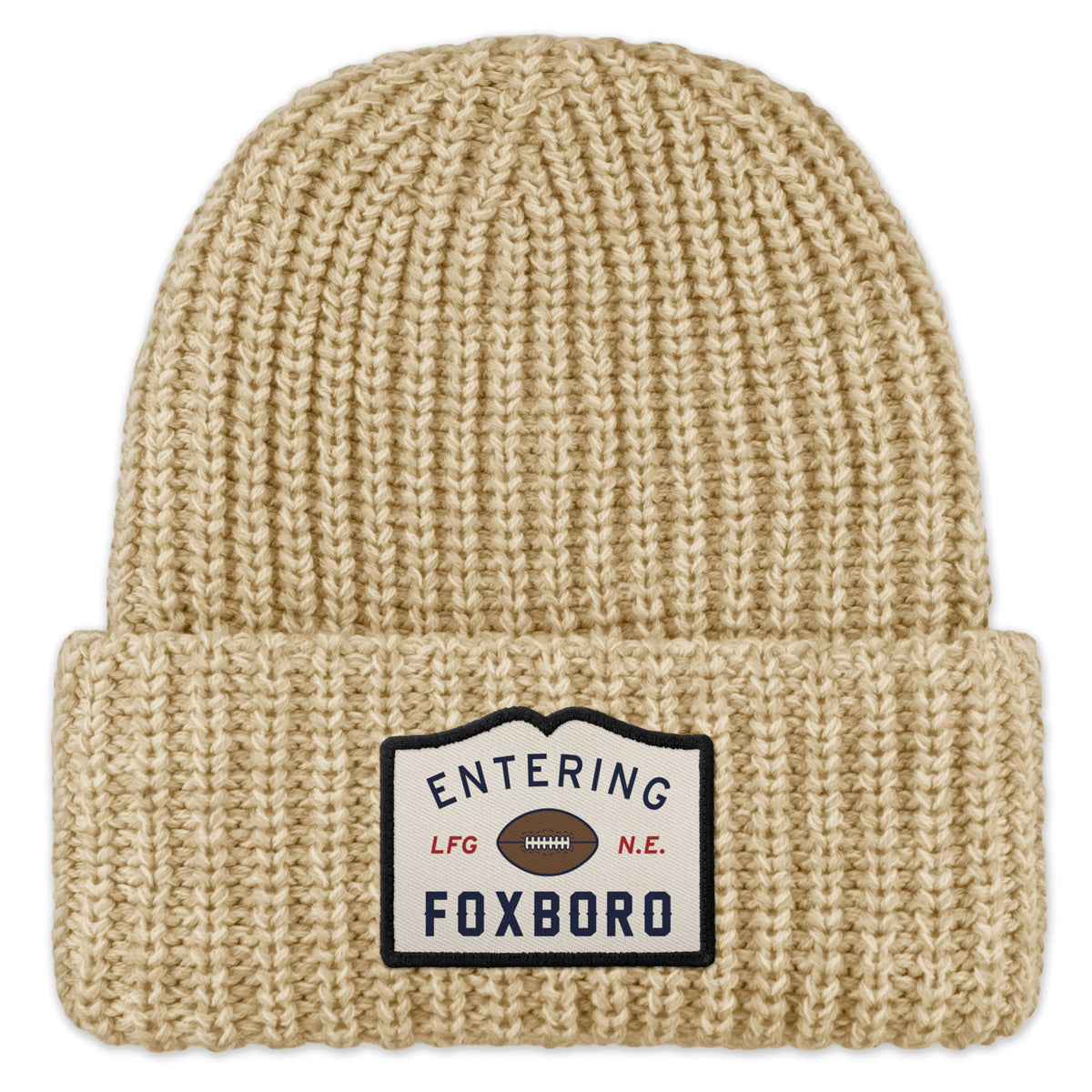 Entering Foxboro Chunky Knit Winter Hat