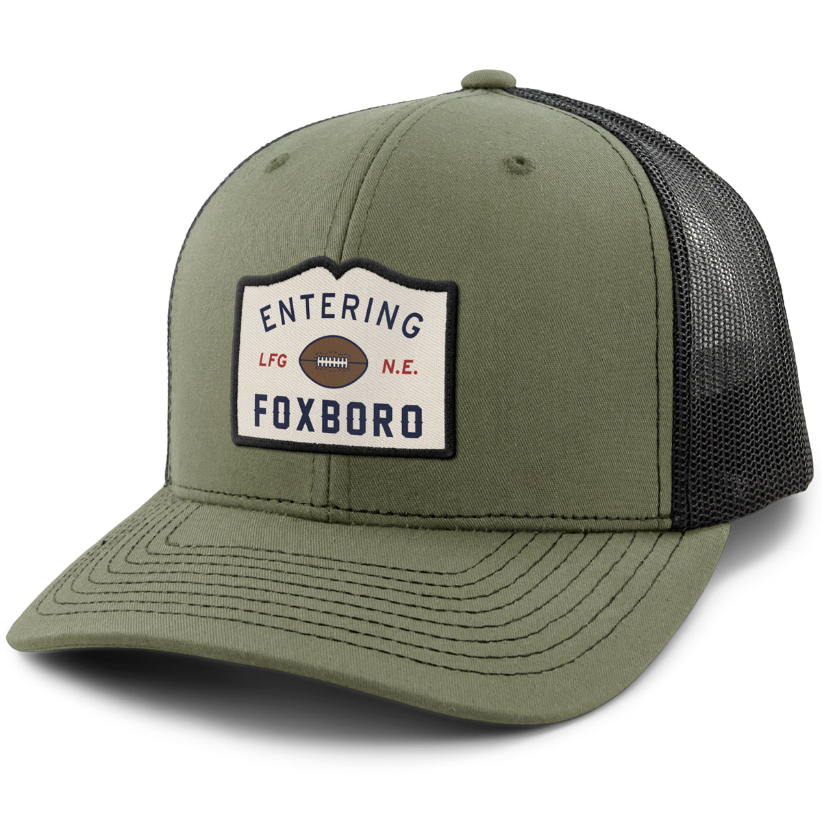 Entering Foxboro Classic Snapback Trucker Hat - Chowdaheadz