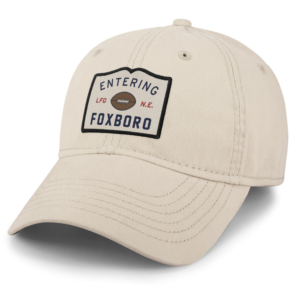 Entering Foxboro Patch Dad Hat - Chowdaheadz