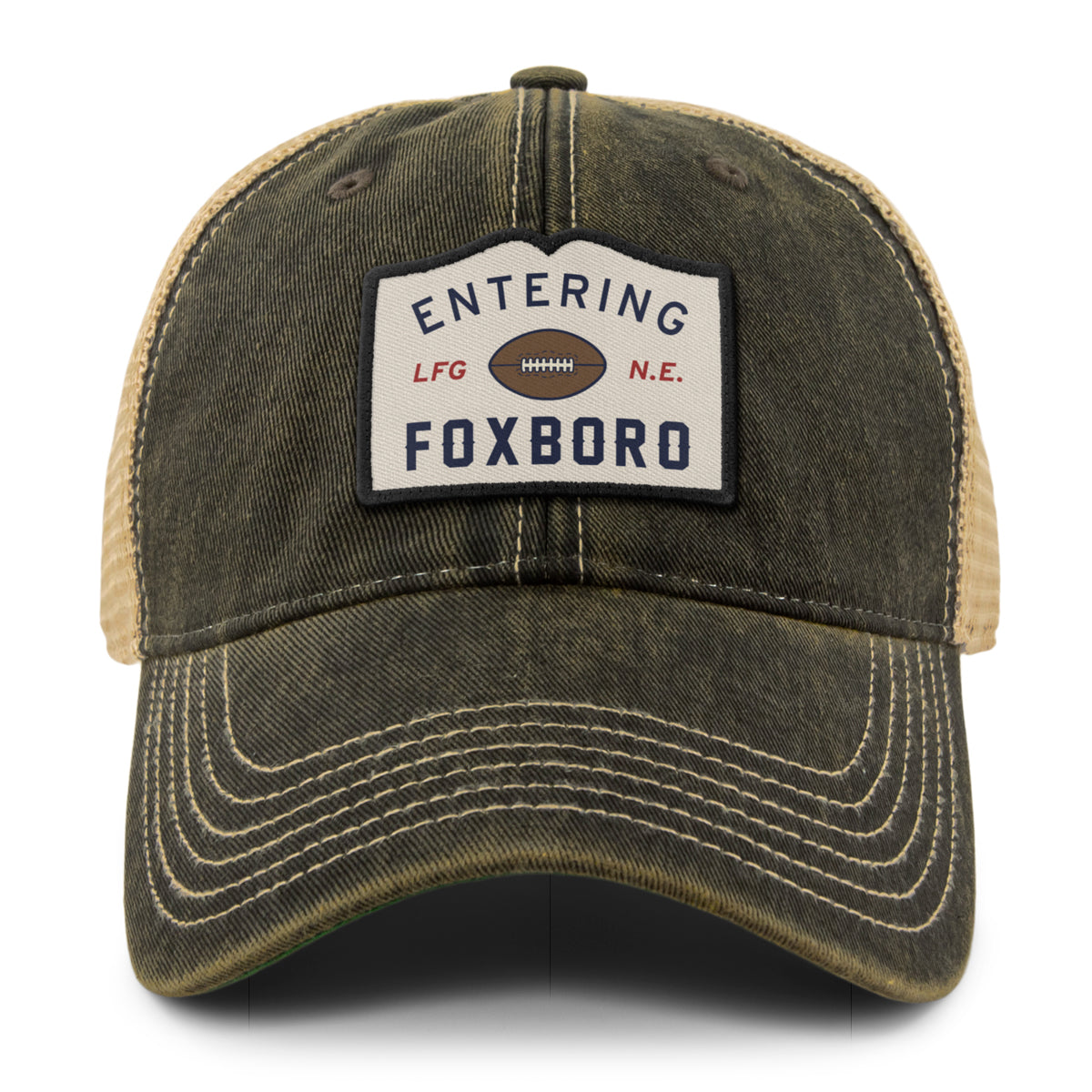 Entering Foxboro Dirty Water Trucker Hat - Chowdaheadz