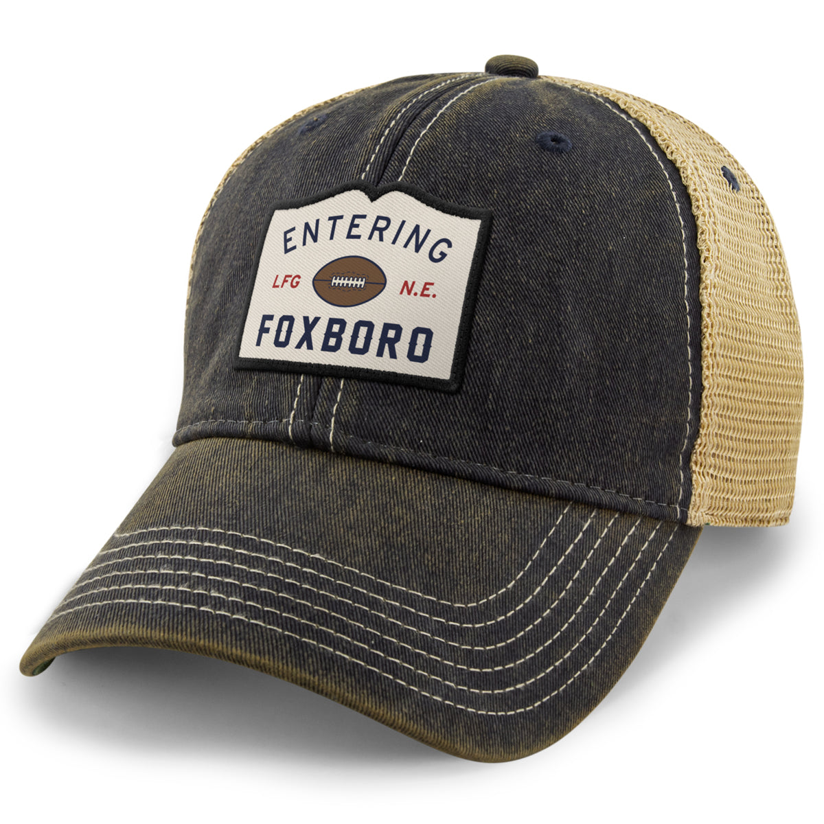 Entering Foxboro Dirty Water Trucker Hat - Chowdaheadz