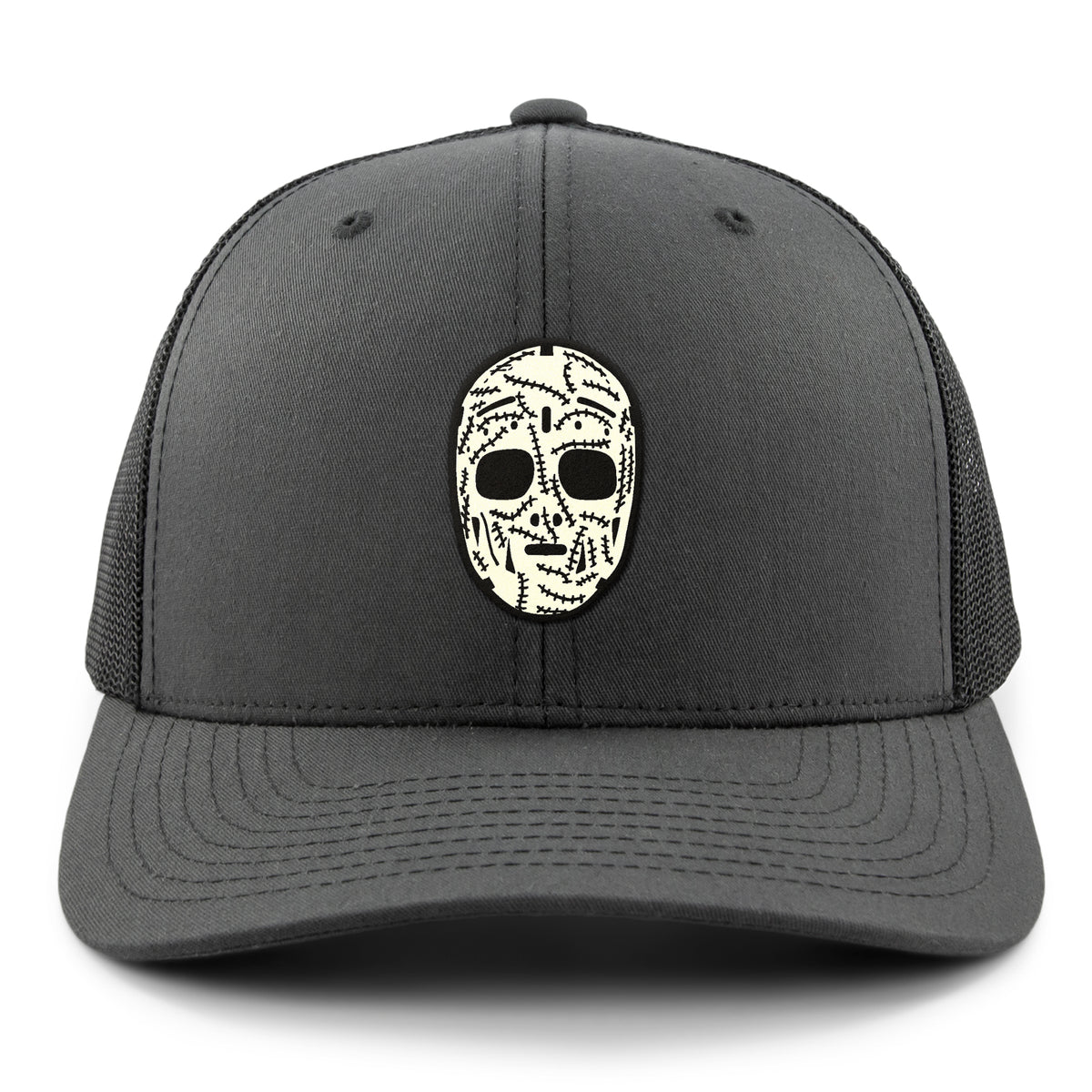 Boston Hockey Mask Classic Snapback Trucker Hat - Chowdaheadz