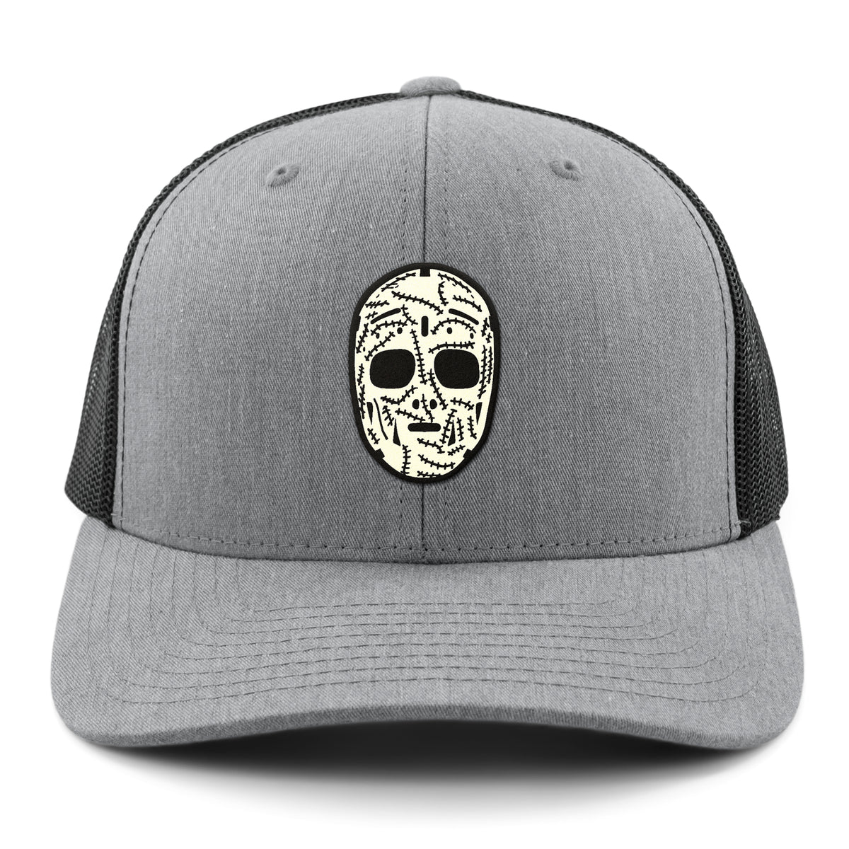 Boston Hockey Mask Classic Snapback Trucker Hat - Chowdaheadz