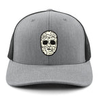 Boston Hockey Mask Classic Snapback Trucker Hat - Chowdaheadz