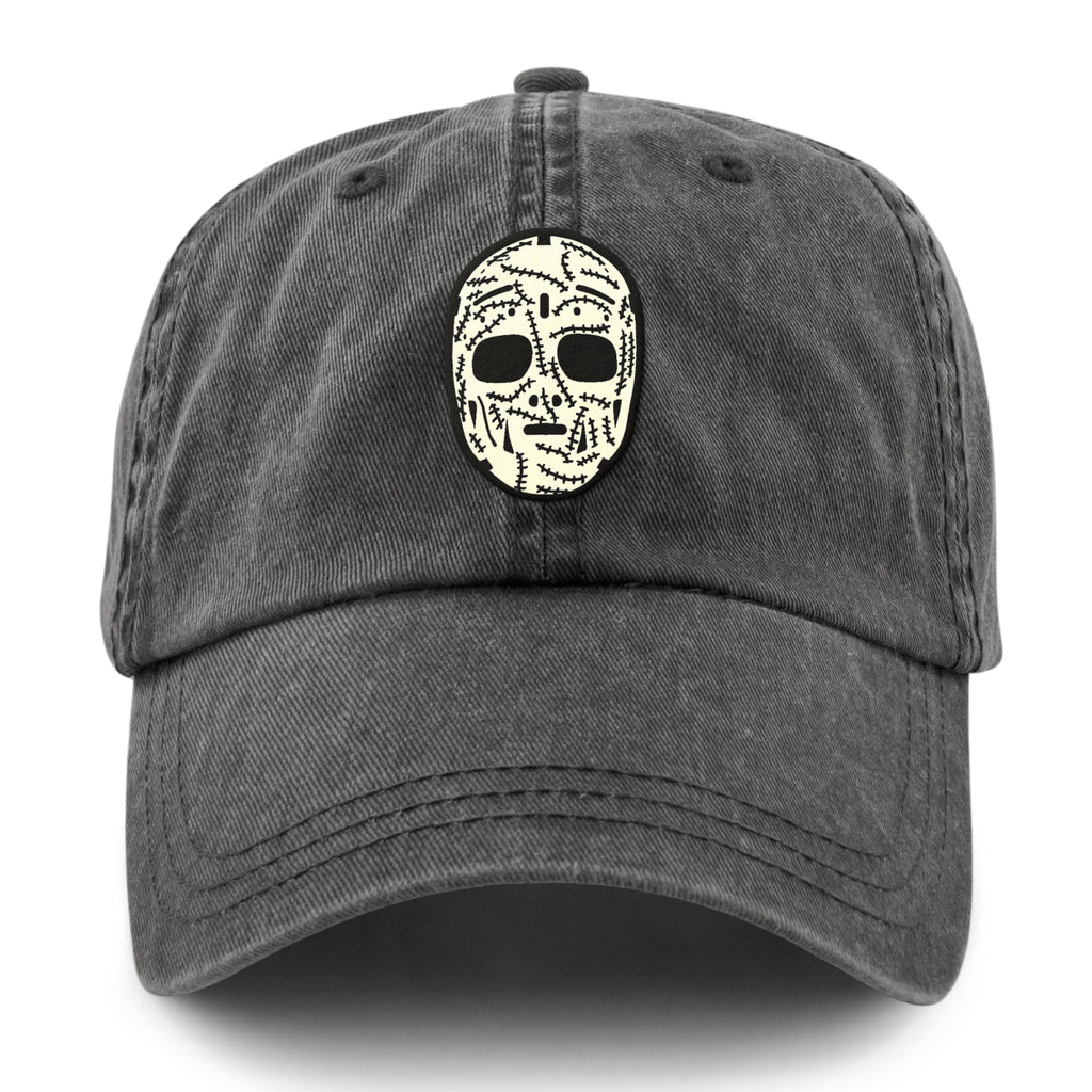 Boston Hockey Mask Washed Dad Hat - Chowdaheadz