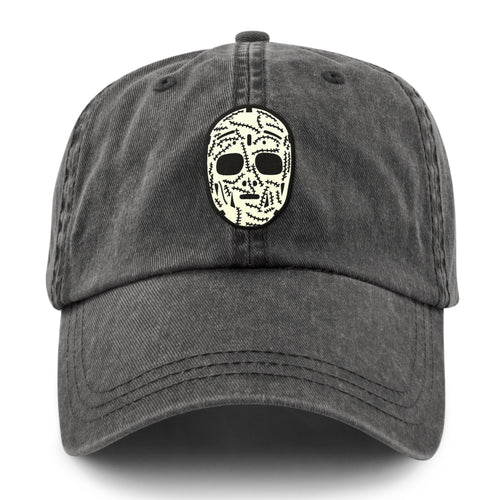 Boston Hockey Mask Washed Dad Hat - Chowdaheadz