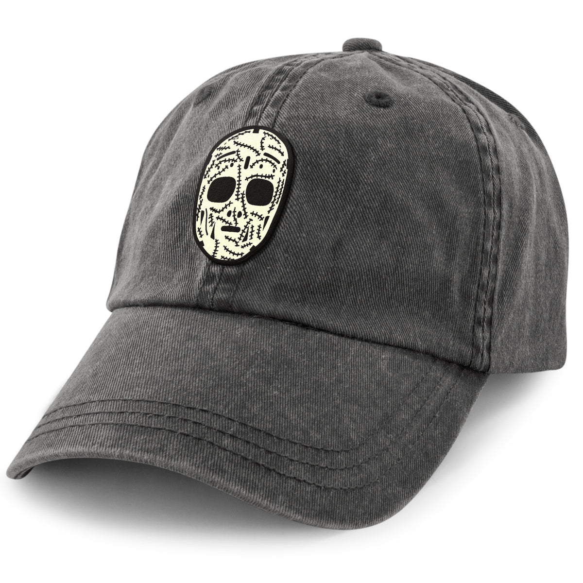 Boston Hockey Mask Washed Dad Hat - Chowdaheadz