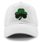 Green Tonal Shamrock Boston Skyline Dad Hat - Chowdaheadz