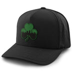 Green Tonal Shamrock Boston Skyline Performance Hat - Chowdaheadz