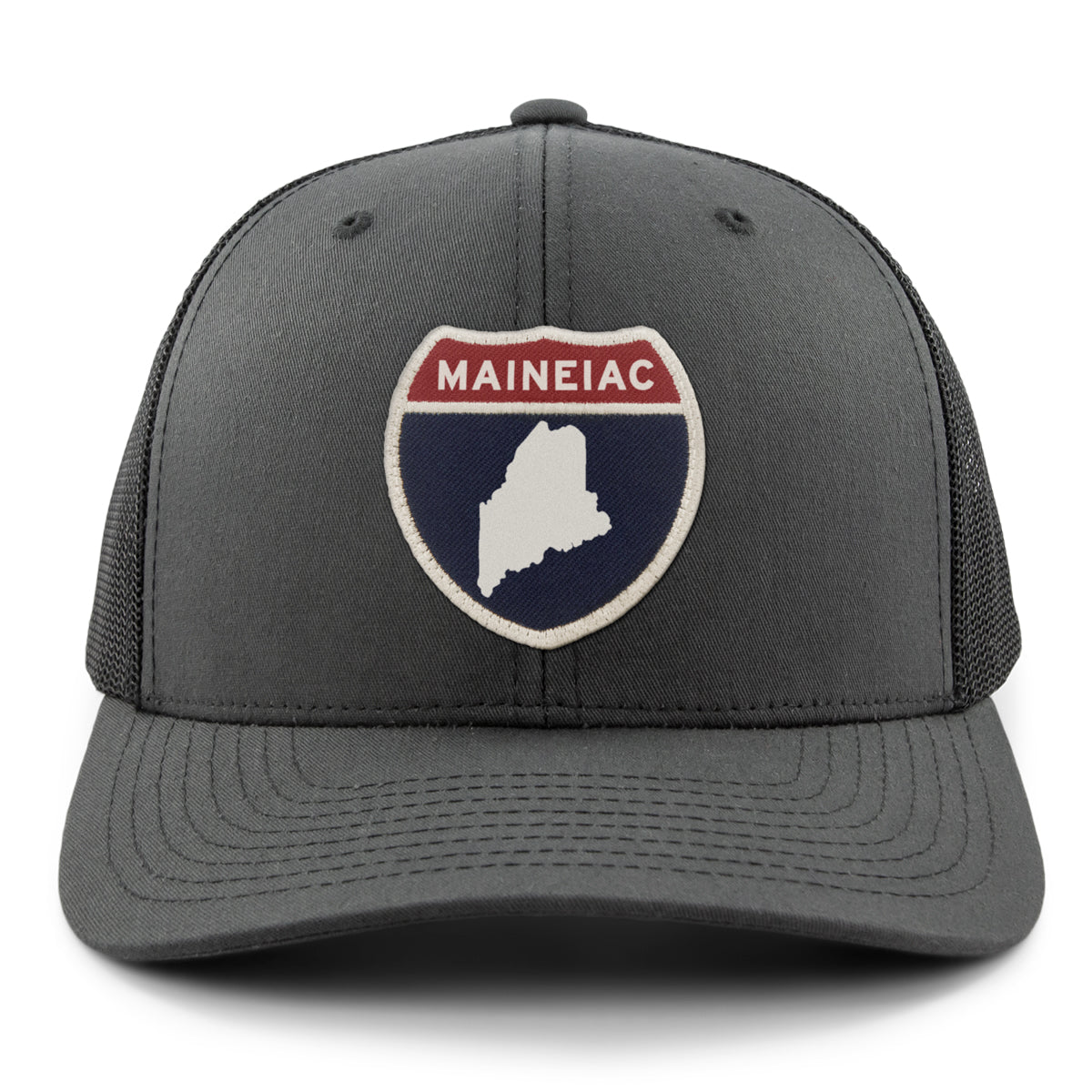 Maine Interstate Sign Classic Snapback Trucker Hat - Chowdaheadz