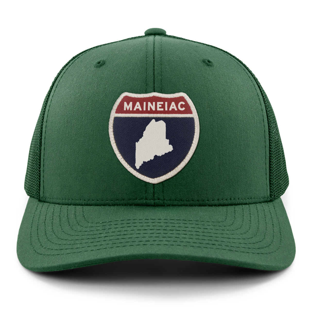 Maine Interstate Sign Classic Snapback Trucker Hat - Chowdaheadz