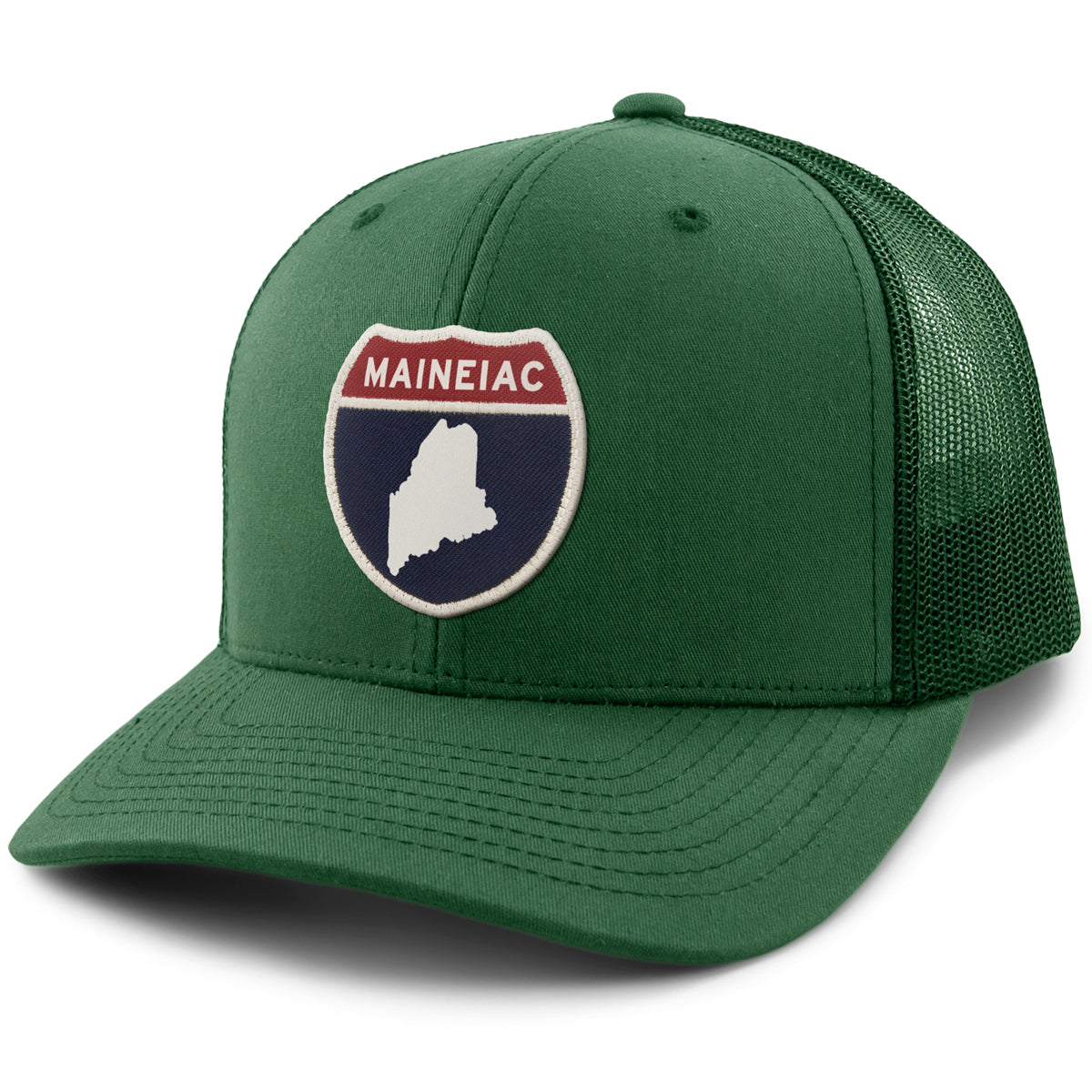 Maine Interstate Sign Classic Snapback Trucker Hat - Chowdaheadz
