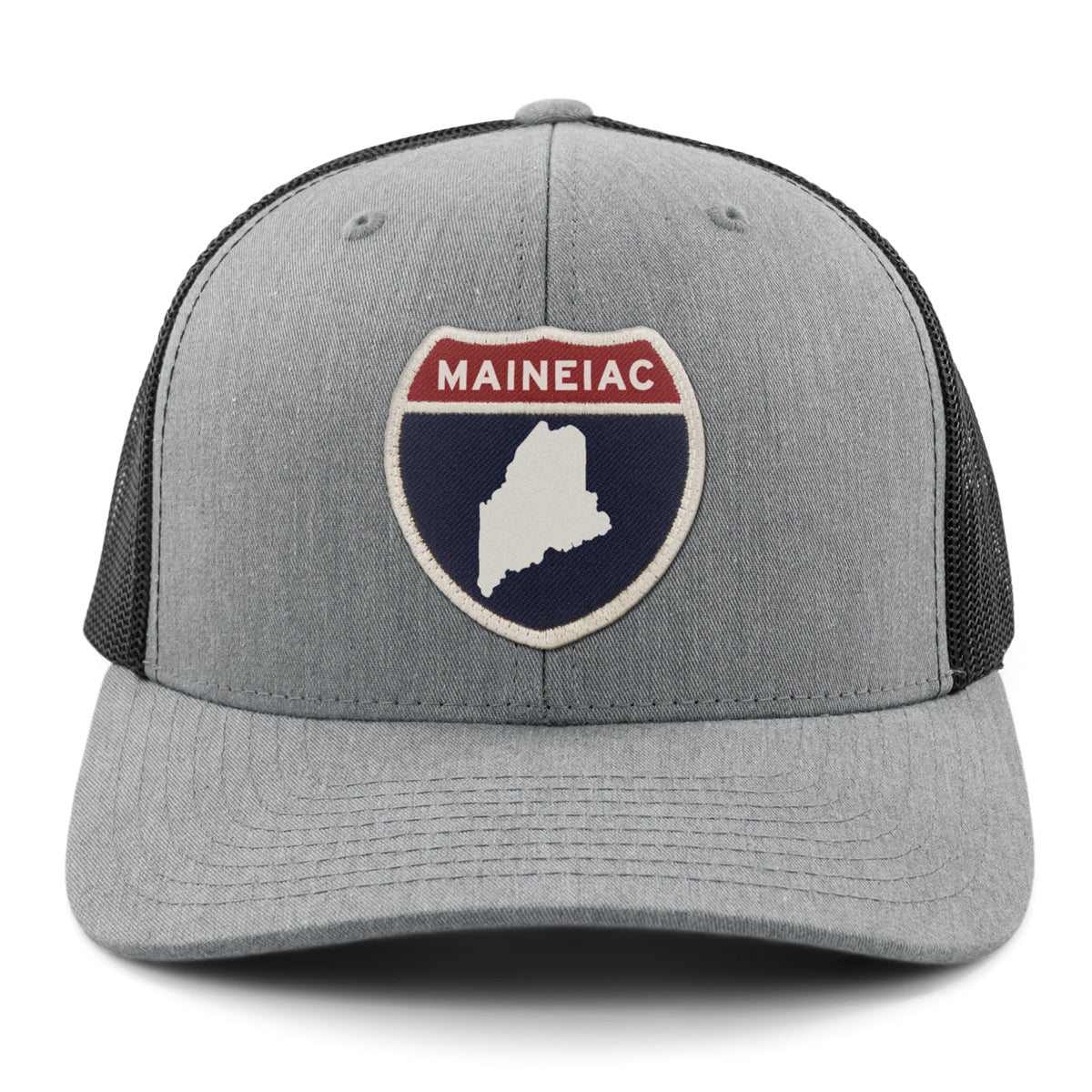 Maine Interstate Sign Classic Snapback Trucker Hat - Chowdaheadz