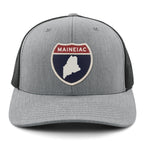 Maine Interstate Sign Classic Snapback Trucker Hat - Chowdaheadz