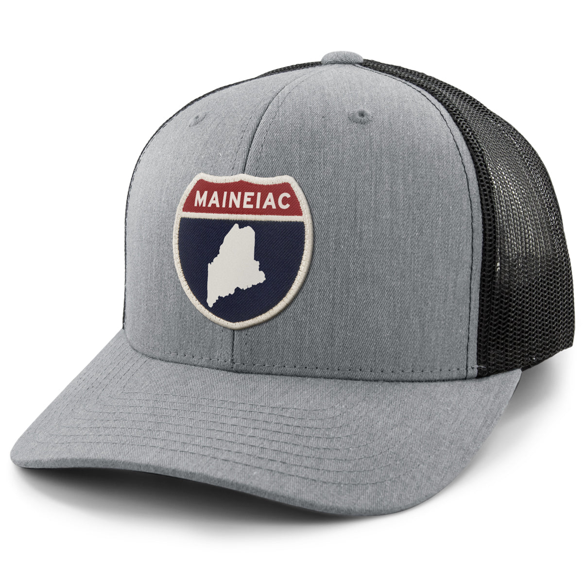 Maine Interstate Sign Classic Snapback Trucker Hat - Chowdaheadz