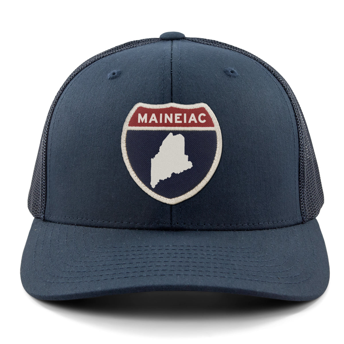Maine Interstate Sign Classic Snapback Trucker Hat - Chowdaheadz