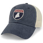 Maineiac Interstate Sign Relaxed Trucker Hat - Chowdaheadz