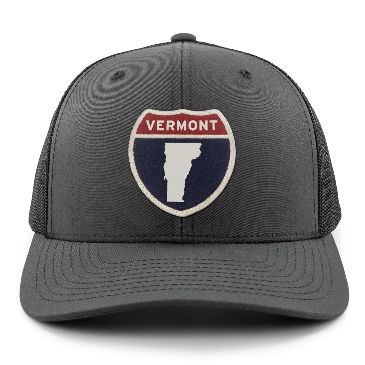 Vermont Interstate Sign Classic Snapback Trucker Hat - Chowdaheadz