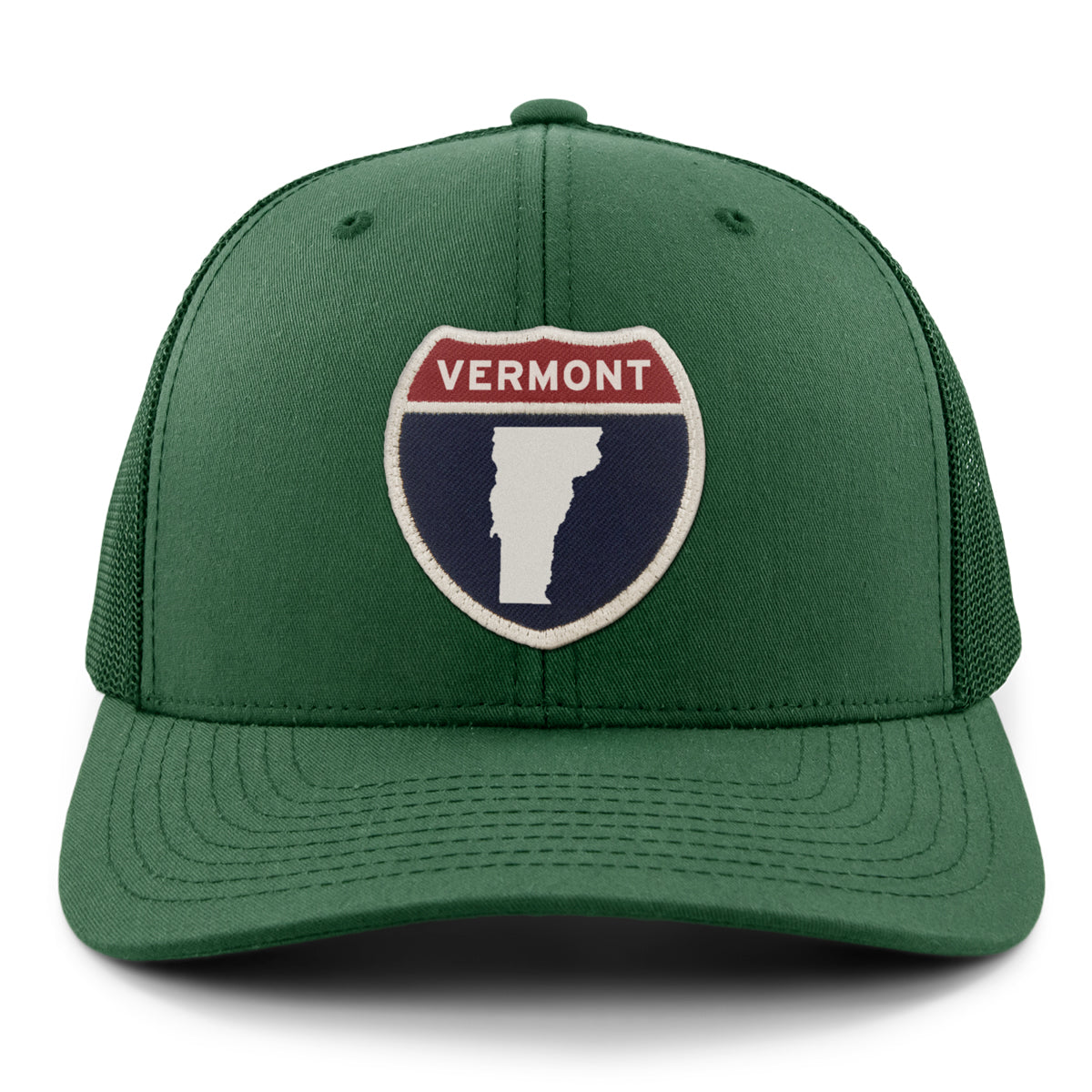 Vermont Interstate Sign Classic Snapback Trucker Hat - Chowdaheadz