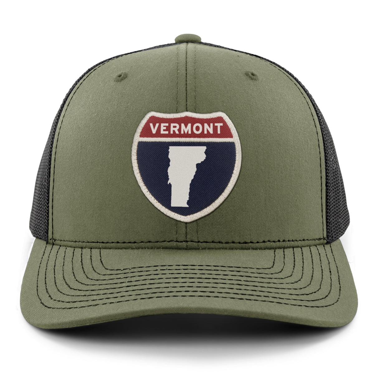 Vermont Interstate Sign Classic Snapback Trucker Hat - Chowdaheadz