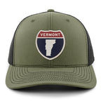 Vermont Interstate Sign Classic Snapback Trucker Hat