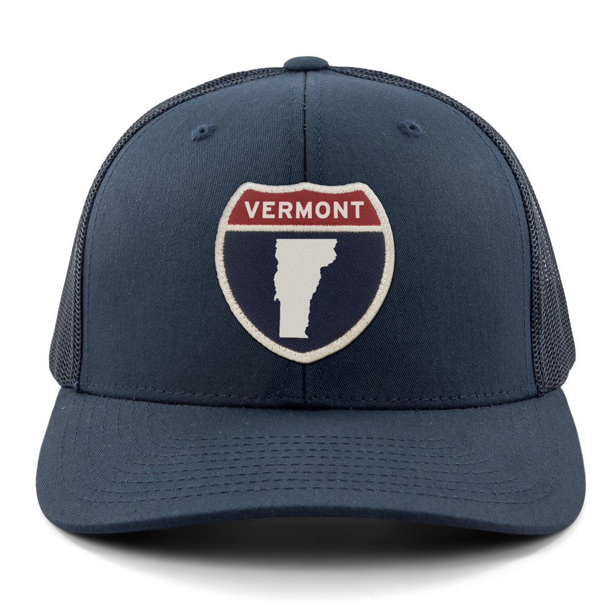 Vermont Interstate Sign Classic Snapback Trucker Hat - Chowdaheadz