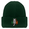 Irish Knot Shamrock Chunky Knit Winter Hat - Chowdaheadz