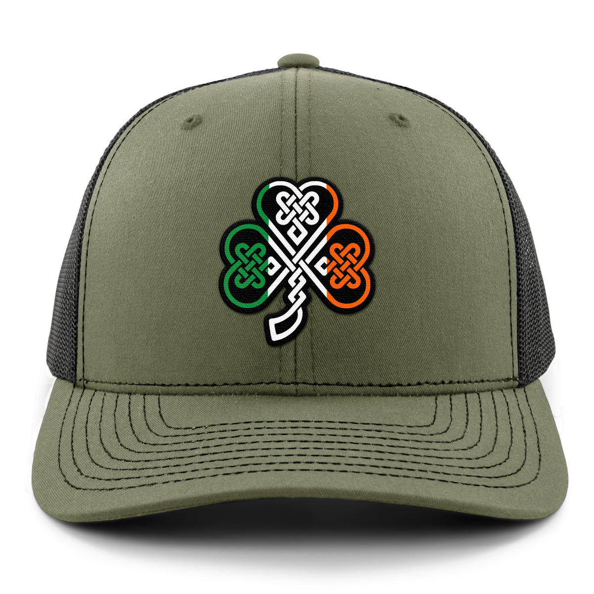 Irish Knot Shamrock Classic Snapback Trucker Hat - Chowdaheadz