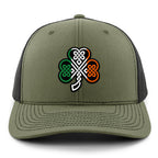 Irish Knot Shamrock Classic Snapback Trucker Hat - Chowdaheadz
