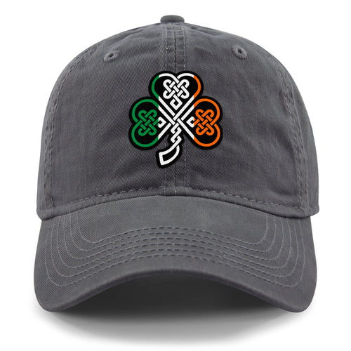 Irish Knot Shamrock Dad Hat - Chowdaheadz