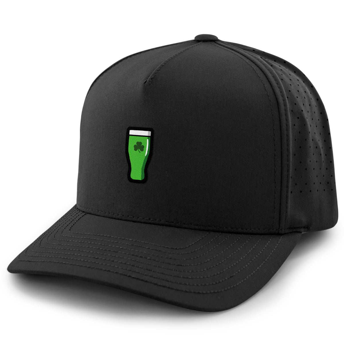 Mini Shamrock Green Beer Glass Performance Hat - Chowdaheadz
