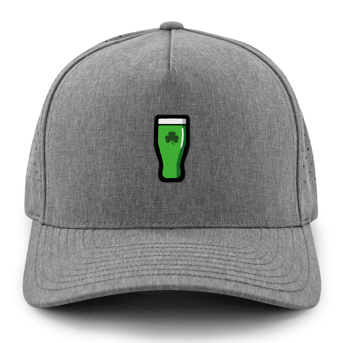 Mini Shamrock Green Beer Glass Performance Hat - Chowdaheadz