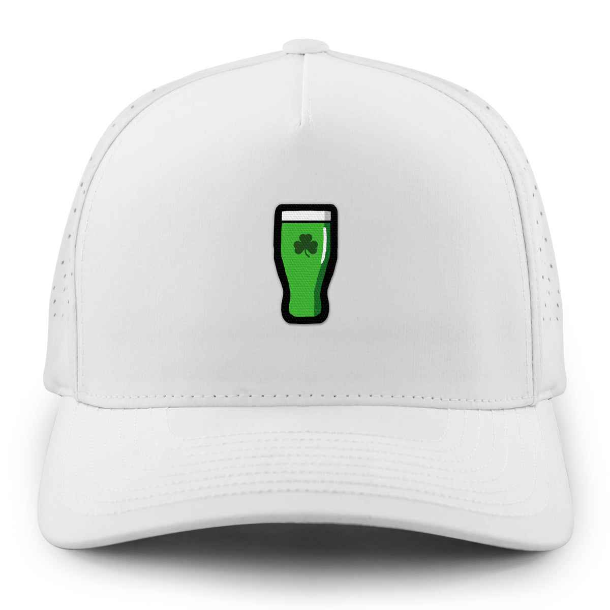 Mini Shamrock Green Beer Glass Performance Hat - Chowdaheadz