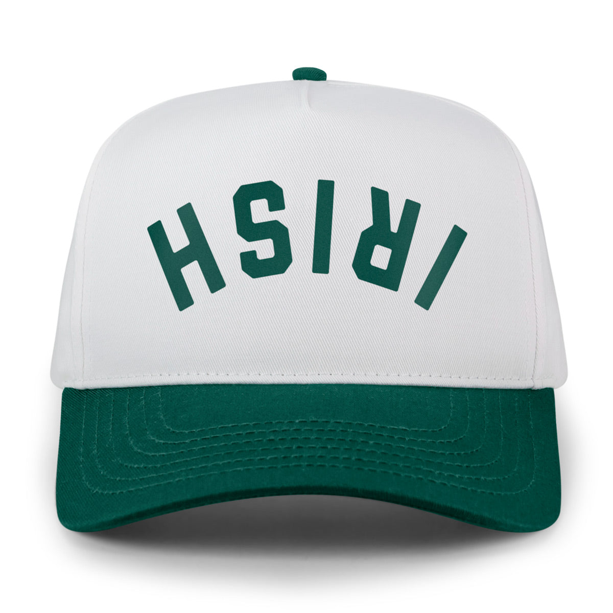 Irish Upside Down Arch Retro Snapback Hat - Chowdaheadz