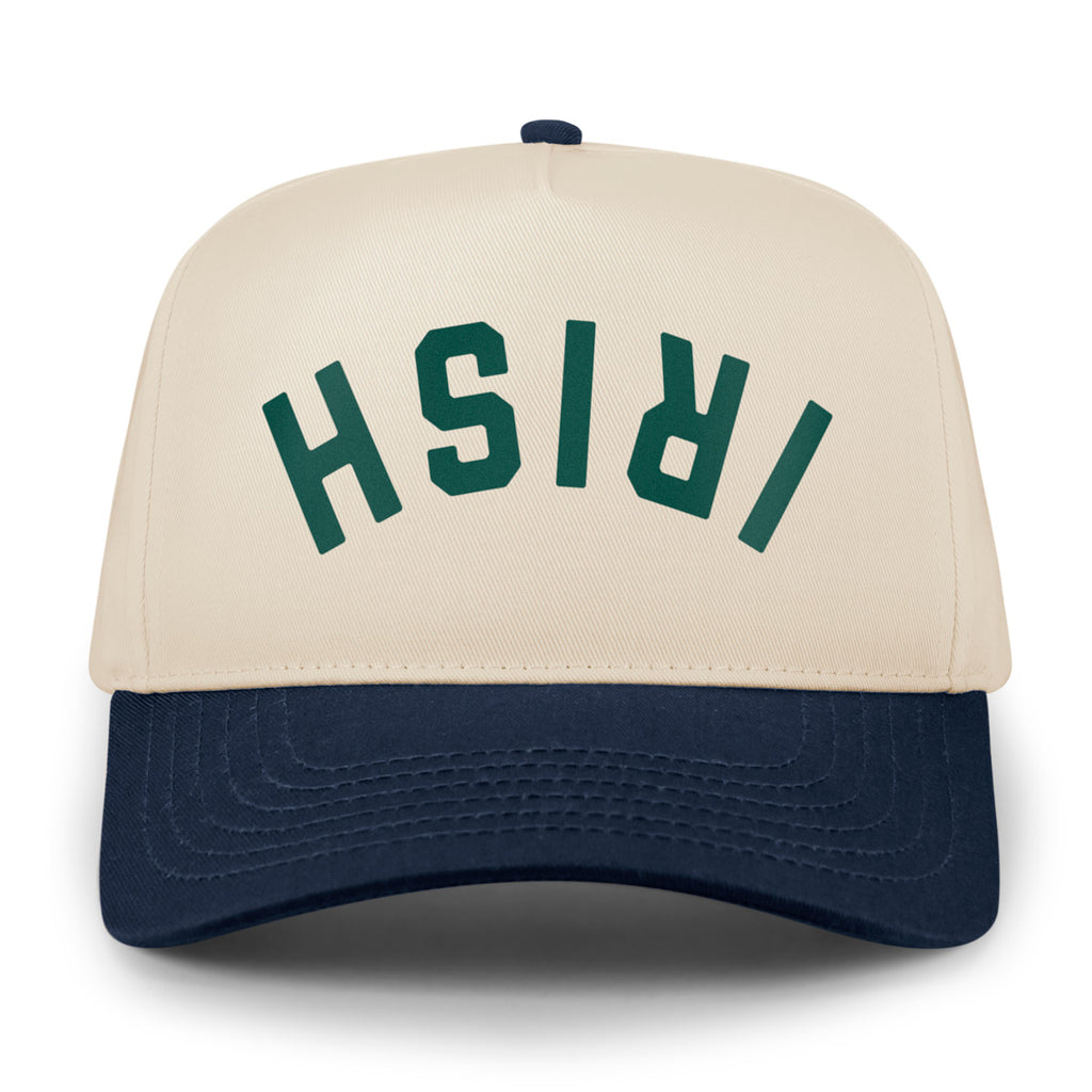 Irish Upside Down Arch Retro Snapback Hat - Chowdaheadz