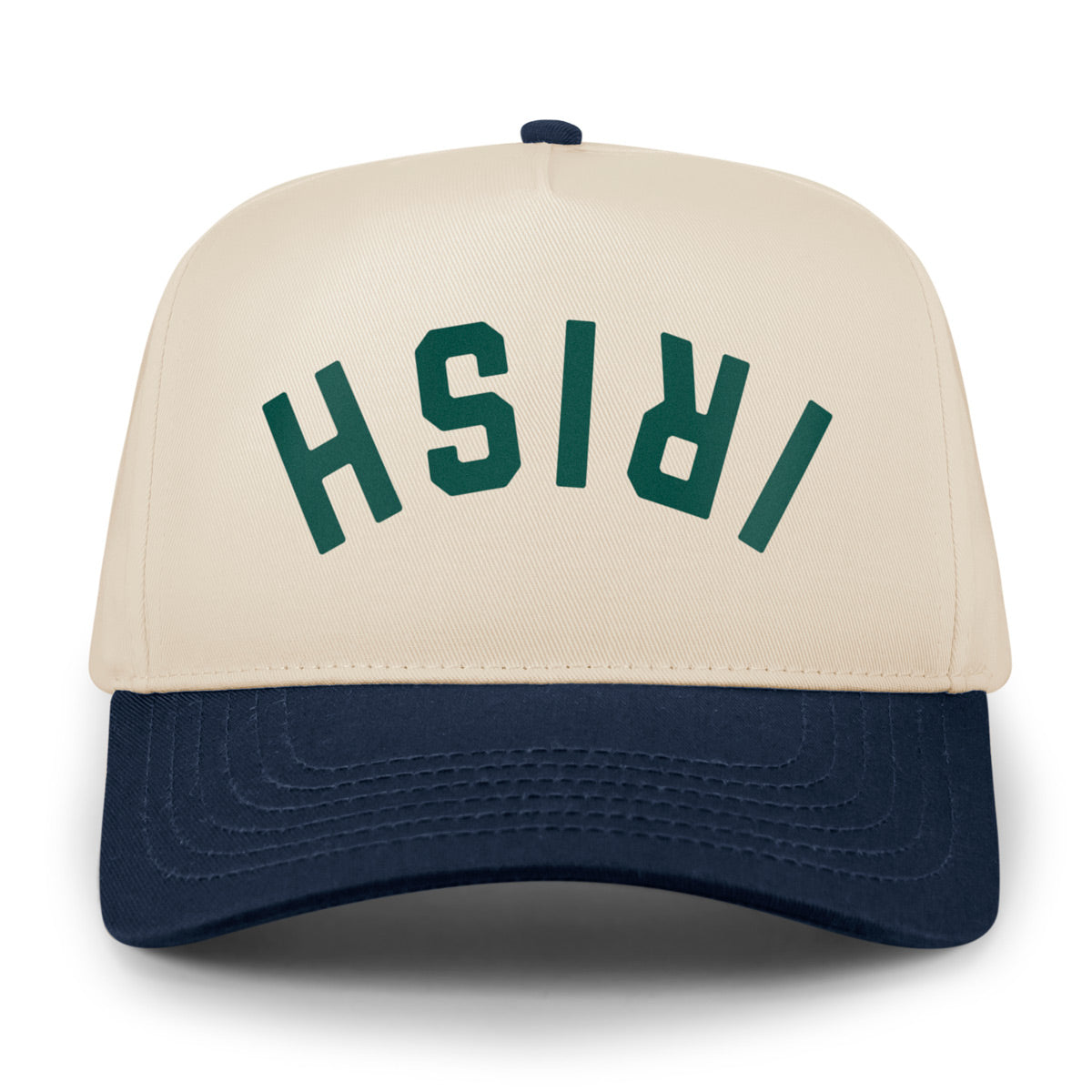 Irish Upside Down Arch Retro Snapback Hat - Chowdaheadz