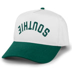Southie Upside Down Arch Retro Snapback Hat - Chowdaheadz