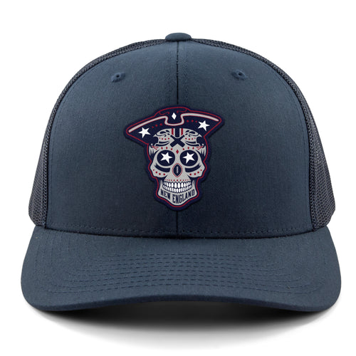 New England Football Dead Head Classic Snapback Trucker Hat